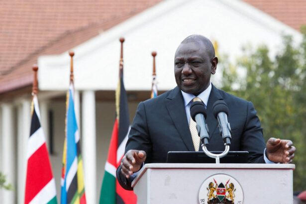 President ruto announcing new cabinet secritary