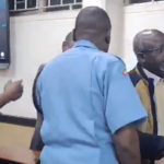 Former Governor, Moses Lenolkulal leaving court in handcuffs PHOTO| Screenshot