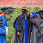 President William Ruto received an honorary Doctor of Humane Letters in Leadership from the University of Eastern Africa PHOTO| Citizen