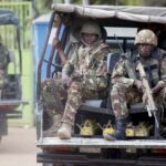 KDF troop in a vehicle PHOTO| somali guardian