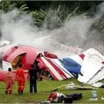 Thai plane crash. PHOTO | @Newyorktimes