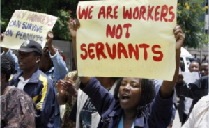 Teachers on strike in Nairobi PHOTO |allAfrica