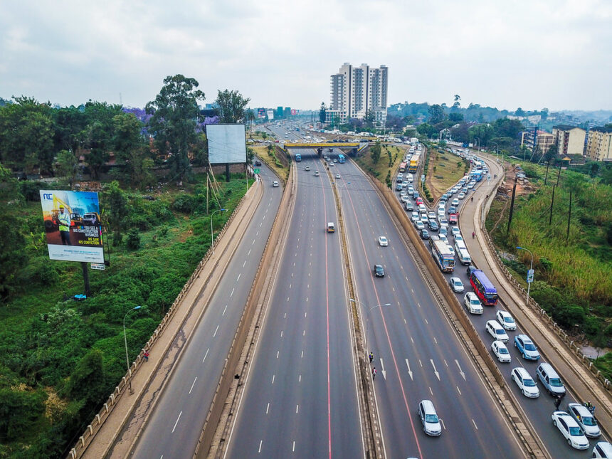 skyview of the Thika super highway