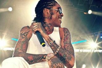 Vybz Kartel on stage