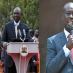 A collage of President William Ruto and Deputy President, Rigathi Gachagua