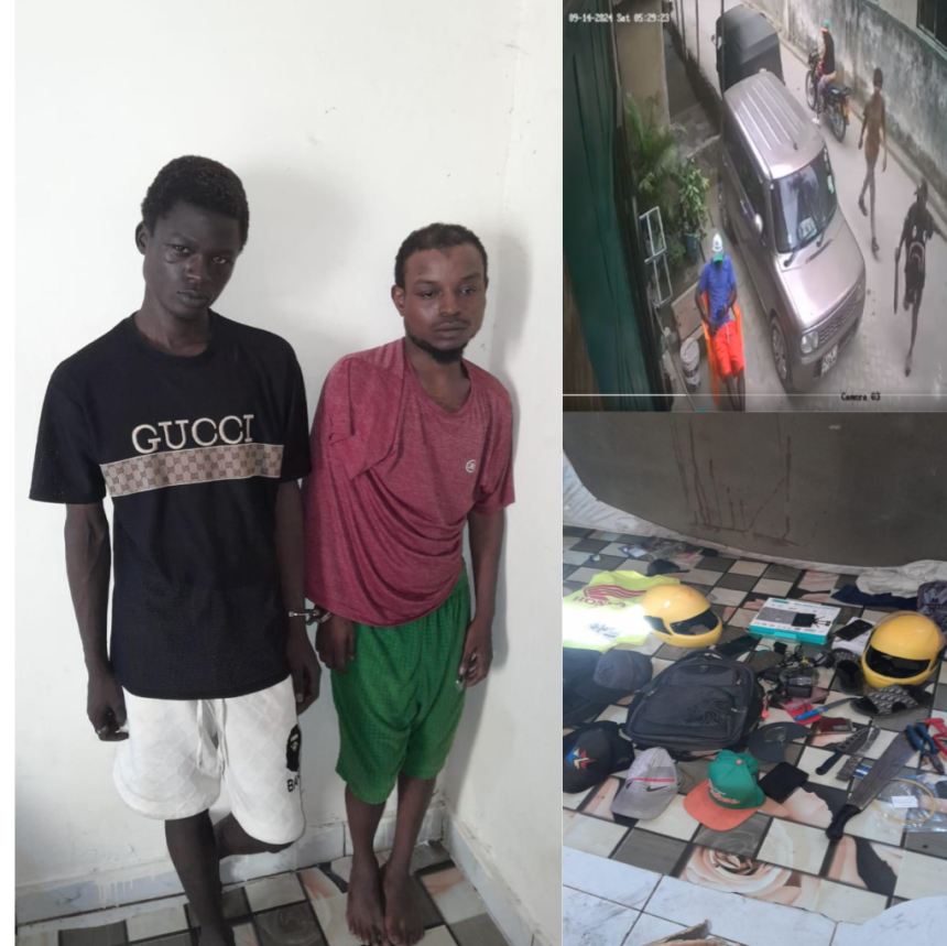 DCI arrest two suspected robbers in mombasa