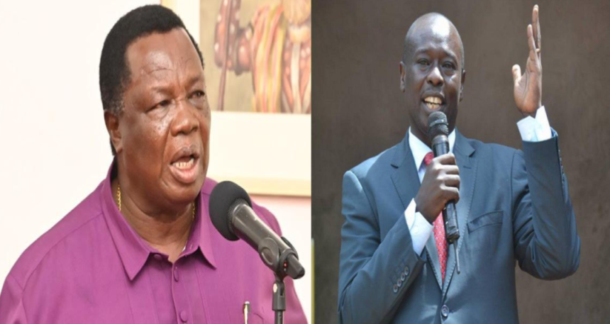 a collage of Francis Atwoli and Rigathi gachagua