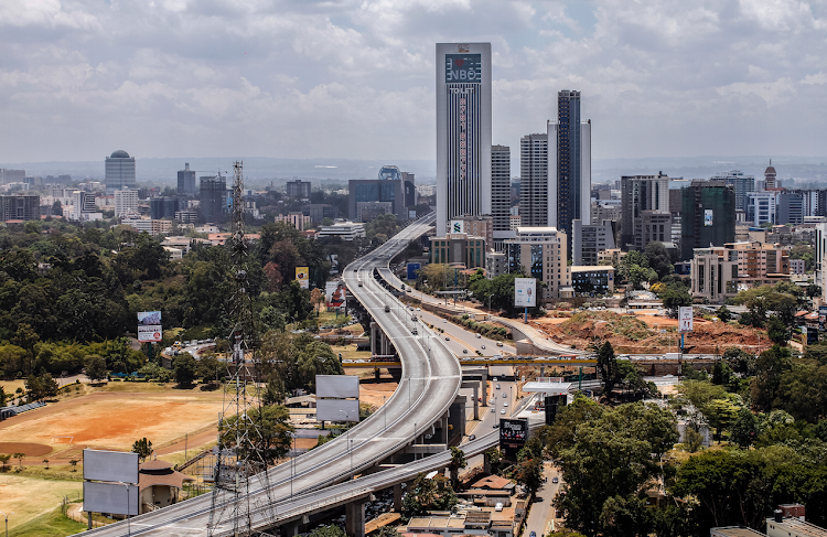 Sky view of The Nairobi Expressway PHOTO| ENOS TECHE