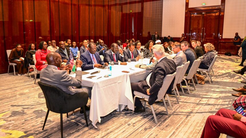 The President and other government officials on a meeting with Germany government officials