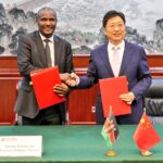 Treasury CS, JOHN MBadi with China Development Bank President, Tan Jiong PHOTO| capital news