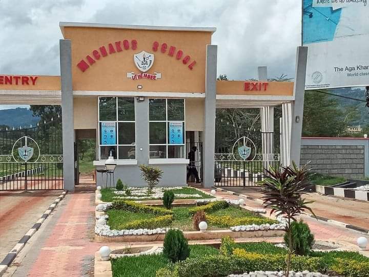 Machakos Boys High school entrance PHOTO| The Star