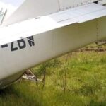 The aircraft that Crashed into farm PHOTO| Pulselive