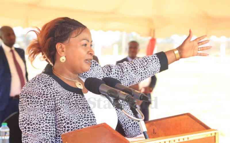 Machakos governor, Wavinya Ndeti PHOTO| The standard