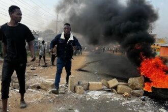 The current tensions in Eldoret PHOTO| SCreengrab