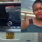 A collage of Victoria Mumbua and her vehicle PHOTO| UzalendoNews