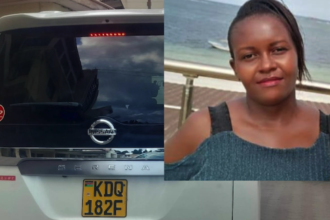 A collage of Victoria Mumbua and her vehicle PHOTO| UzalendoNews